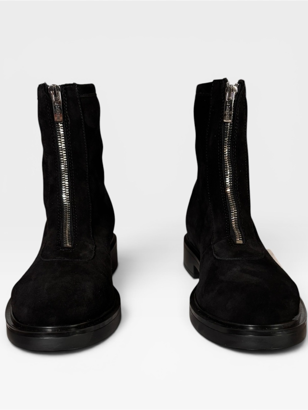 La CANADIENNE Black Suede Chiara Ankle Boots